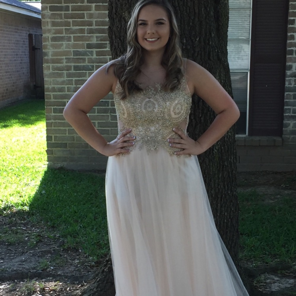 Jeweled Camille La Vie Prom Dress